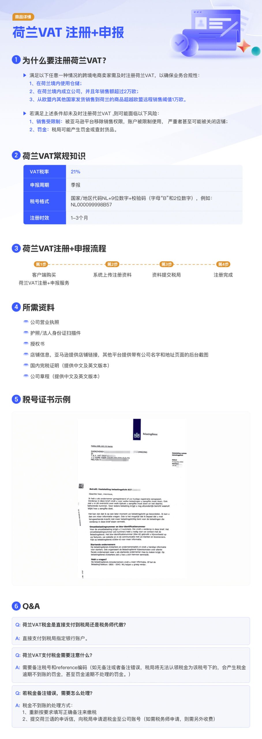 荷兰vat注册申报